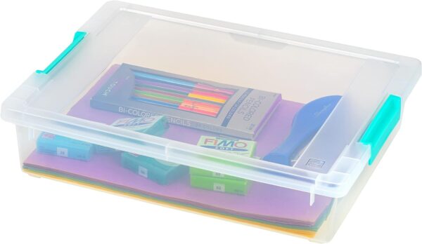 61wOp760YRL._AC_SL1500_.jpg IRIS USA 6 Qt. Plastic Storage Bins Containers with Lids, 4 ...