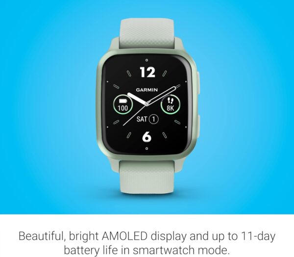 Garmin Venu® Sq 2 GPS Smartwatch, All-Day Health Monitoring,...