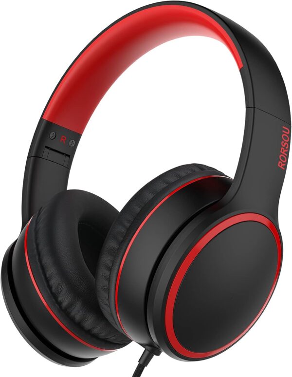 RORSOU R10 Over-Ear Headphones with Microphone, Lightweight ... RORSOU R10 Over-Ear Headphones with Microphone, Lightweight ...