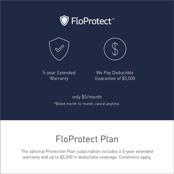 61zrDGqyH3L._AC_SL1500_.jpg Moen Flo Smart Water Monitor and Automatic Shutoff Sensor, W...