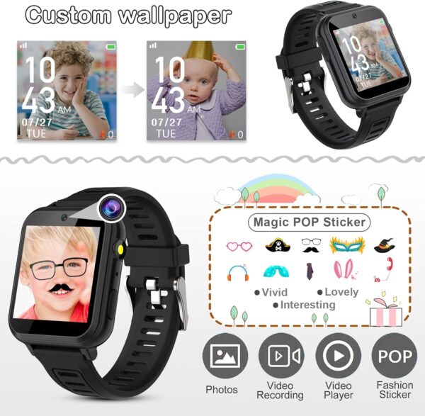 Phyulls Smart Watch for Kids, Smart Watch Toys with 24 Games...