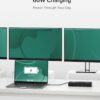 71-ZcFoycvL._AC_SL1500_.jpg Plugable 12-in-1 USB C Triple Monitor Docking Station, Tripl...