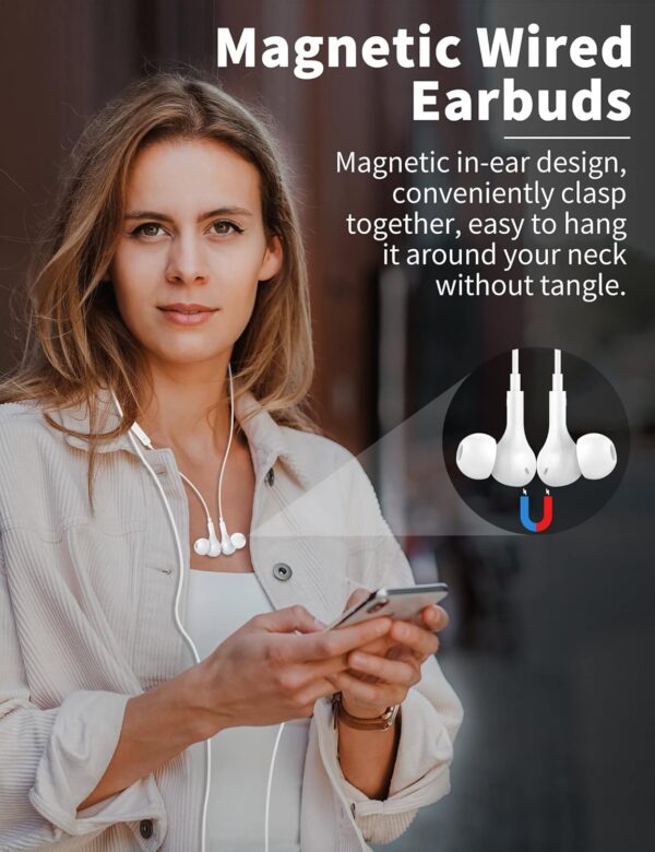 USB C Headphone for Samsung S23 FE S22 S21 S20 A53 A54 Wired...