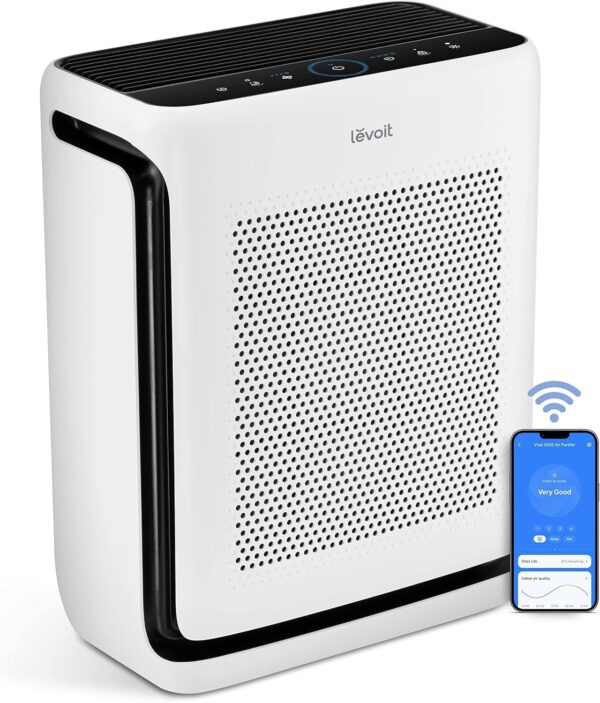 LEVOIT Air Purifiers for Home Large Room Up to 1800 LEVOIT Air Purifiers for Home Large Room Up to 1800 Ft² in 1...