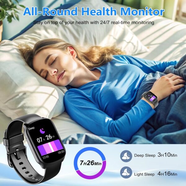 711MxPQbZ-L._AC_SL1500_.jpg Smart Watch for Men Women (Dial/Answer Calls), 1.95"HD Curve...