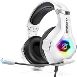 Gaming Headset for PC, Ps4, Ps5, Xbox Headset with 7.1 Gaming Headset for PC, Ps4, Ps5, Xbox Headset with 7.1 Surro...