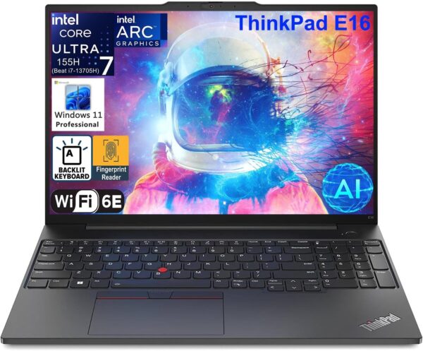 Lenovo ThinkPad E16 G2 16" FHD+ AI Business Laptop Computer,... Lenovo ThinkPad E16 G2 16" FHD+ AI Business Laptop Computer,...