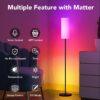 PARTPHONER Floor Lamps for Living Room with Matter Smart LED...