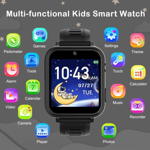 Phyulls Smart Watch for Kids, Smart Watch Toys with 24 Games...