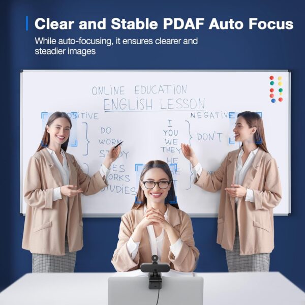 713NTdXYwDL._AC_SL1500_.jpg EMEET C960 4K Webcam for PC, 4K UHD Sony Sensor, PDAF Auto F...