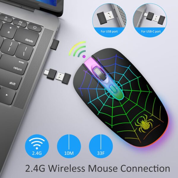 713T0jqDjPL._AC_SL1500_.jpg TaIYanG Wireless Mouse, 2.4G Portable Optical Quiet Cute Mou...