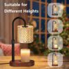 713U9z5Xq6L._AC_SL1500_.jpg Electric Candle Lamp Warmer with Timer Dimmer Adjustable Hei...