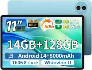 TECLAST Tablet 11 inch Android 14 Tablets, P50 14GB+128GB,1T... TECLAST Tablet 11 inch Android 14 Tablets, P50 14GB+128GB,1T...