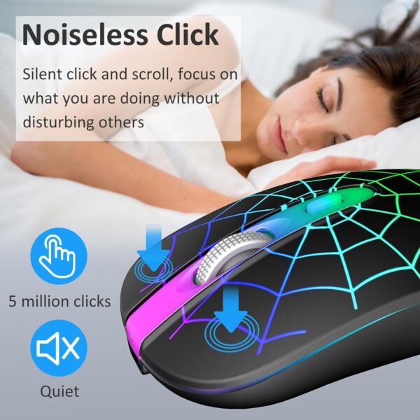 714dT6MQCSL._AC_SL1500_.jpg TaIYanG Wireless Mouse, 2.4G Portable Optical Quiet Cute Mou...