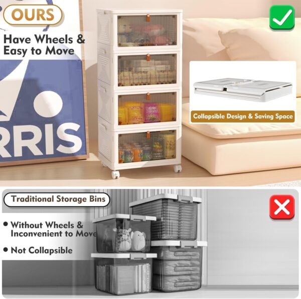 714sGjB2mRL._AC_SL1500_.jpg 4 Tier Plastic Storage Bins with Lid 23QT, Stackable Storage...