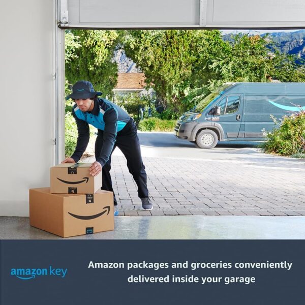 715JPE11nEL._AC_SL1000_.jpg CHAMBERLAIN Smart Garage Control - Wireless Garage Hub and S...