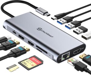 UtechSmart USB C Hub, 3 HDMI Docking Station Triple Display UtechSmart USB C Hub, 3 HDMI Docking Station Triple Display ...