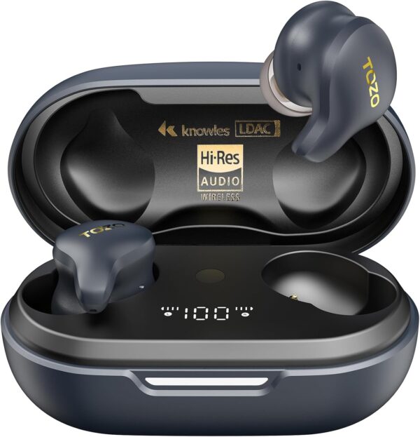 TOZO Golden X1 Wireless Earbuds Balanced Armature Driver and...
