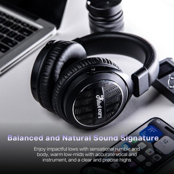 Linsoul Kiwi Ears Ellipse Over Ear Headphone, Studio-Grade D...
