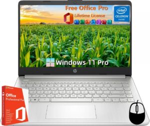HP 14" Laptop for Student Business, with Office Lifetime Lic... HP 14" Laptop for Student Business, with Office Lifetime Lic...