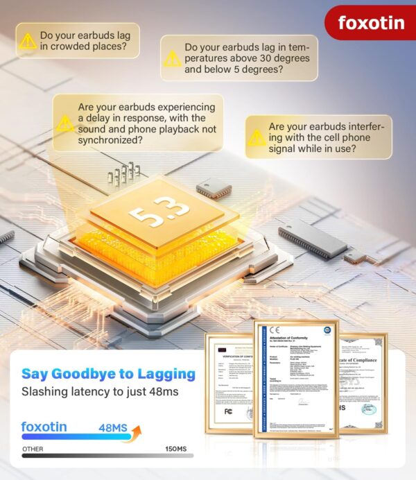 7177iuYqlLL._AC_SL1500_.jpg Ear Buds Wireless Earbuds - Bluetooth 5.3 Headphones (48H Pl...