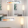 PARTPHONER Floor Lamps for Living Room with Matter Smart LED...