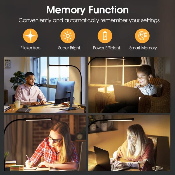 717T5oeGrHL._AC_SL1500_.jpg LED Desk lamp with Clamp, Eye-Caring Clip on Lights for Home...