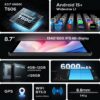 719Zkz065YL._AC_SL1500_.jpg Android 15 Tablet 8.7 inch, Octa Core, 16GB RAM, 128GB ROM, ...