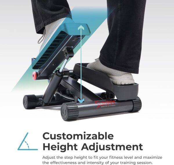 71APIDGwYFL._AC_SL1500_.jpg Sunny Health & Fitness Mini Stepper for Exercise at Home, St...