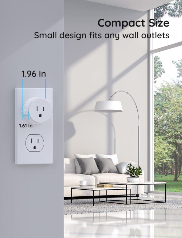 71APRRjl6iL._SL1500_.jpg Govee Smart Plug, WiFi Plugs Work with Alexa & Google Assist...
