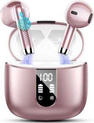 Wireless Earbuds, Bluetooth Headphones 5.4 with ENC Noise Ca... Wireless Earbuds, Bluetooth Headphones 5.4 with ENC Noise Ca...