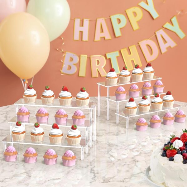 71AuvmSpSL._AC_SL1500_.jpg Acrylic Display Risers, 3 Tier Perfume Organizer Stand, Clea...