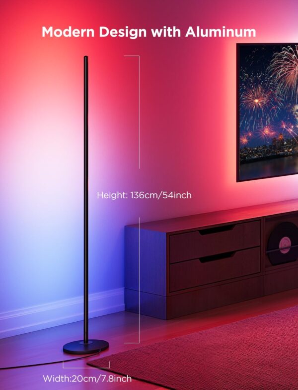 71CLToNtkKL._AC_SL1500_.jpg Govee RGBIC Floor Lamp, LED Corner Lamp Works with Alexa, 10...