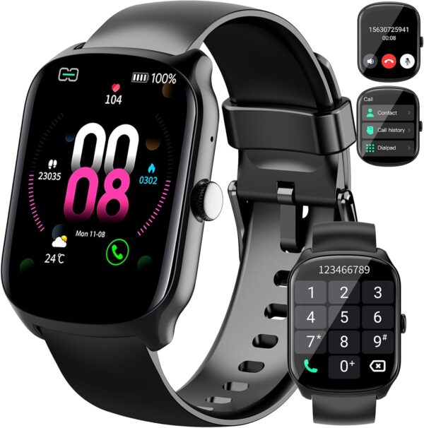 Smart Watch for Men Women (Dial/Answer Calls), 1.95"HD Curve... Smart Watch for Men Women (Dial/Answer Calls), 1.95"HD Curve...