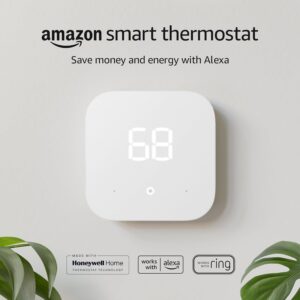 Amazon Smart Thermostat – Save money and energy - Works Amazon Smart Thermostat – Save money and energy - Works with...