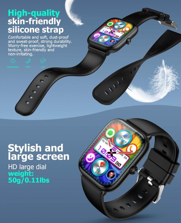 71DYNfiBHSL._AC_SL1500_.jpg EarlySincere Smart Watches with Bluetooth Call, 2.06" AMOLED...