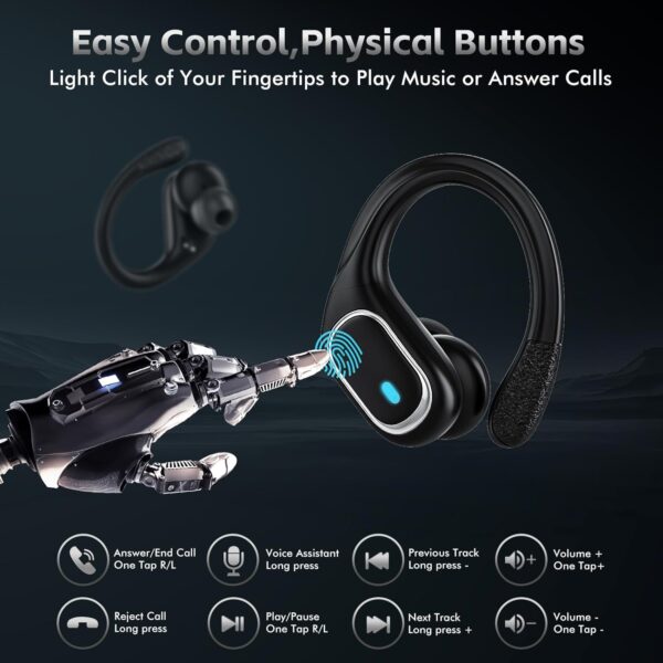 71EJkHf2elL._AC_SL1500_.jpg Wireless Earbuds Bluetooth Headphones 80Hrs Playtime Ear Bud...