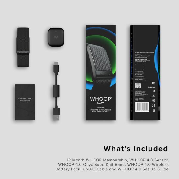 WHOOP 4.0 with 12 Month Subscription – Wearable Health, Fitn...