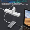 71FQMKDV5AL._AC_SL1500_.jpg USB C Hub Multiport Adapter - 10 in 1 Portable Dongle with 4...