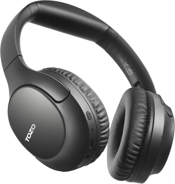 TOZO Bluetooth 5.4 Over Ear Headphones, ENC Call Noise Cance... TOZO Bluetooth 5.4 Over-Ear Headphones