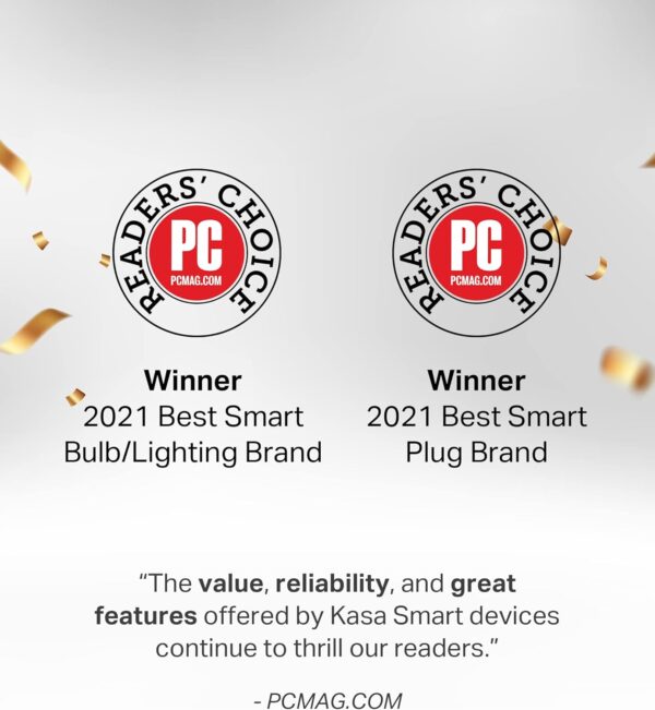 Kasa Smart Light Bulbs, Full Color Changing Dimmable Smart W...