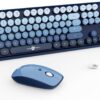FOPETT Wireless Keyboard and Mouse Combo - 2.4G Full-Sized C... FOPETT Wireless Keyboard and Mouse Combo - 2.4G Full-Sized C...