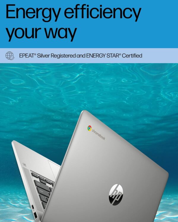 71HuR0ySrdL._AC_SL1500_.jpg HP Chromebook 14 Laptop, Intel Celeron N4120, 4 GB RAM, 64 G...