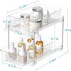 71HwKzOHuDL._AC_SL1500_.jpg Vtopmart 4 Pack Bathroom Organizer, 2 Tier Clear Under Sink ...