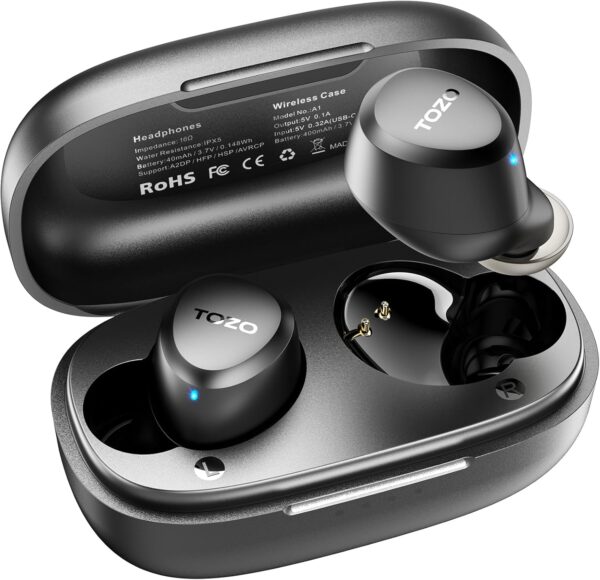 TOZO A1 Wireless Earbuds Bluetooth 5.3 Light Weight in Ear TOZO A1 Wireless Earbuds Bluetooth 5.3 Light Weight in Ear I...