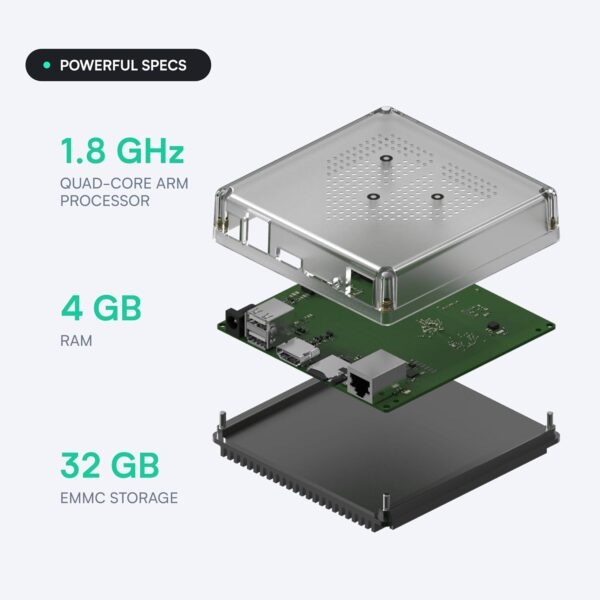 71J1w85fhqL._AC_SL1500_.jpg Home Assistant Green | Smart Home hub with Advanced Automati...