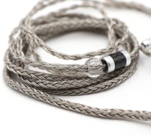 Linsoul Tripowin Zonie IEM Cable, 16 Core Silver Plated Earp...