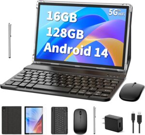 Android 14 Tablet, 10 inch Tablet with Keyboard, 16GB+128GB,... Android 14 Tablet, 10 inch Tablet with Keyboard, 16GB+128GB,...