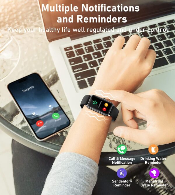 71LoBWcSiPL._AC_SL1500_.jpg Smart Watch Health Fitness Tracker with 24/7 Heart Rate, Blo...