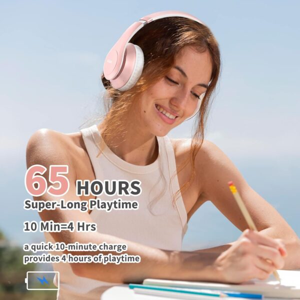 71MJuiteICL._AC_SL1500_.jpg Uliptz Wireless Bluetooth Headphones, 65H Playtime, 6EQ Soun...